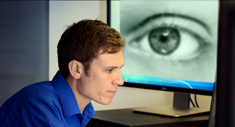 Jacob Hasselgren at DHS Maryland biometrics facility Jacob Hasselgren at DHS Maryland biometrics facility