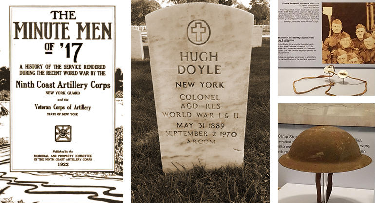 Artifacts from employee known veterans of the first World War.